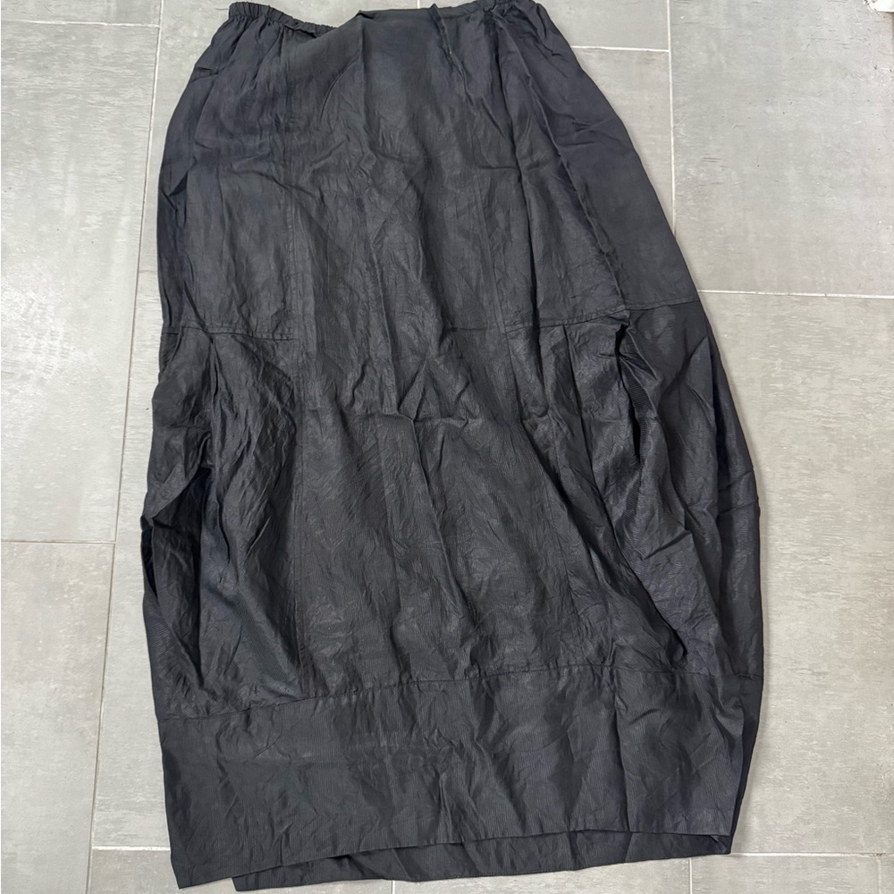 Hanna for La Journee Black Maxi Skirt